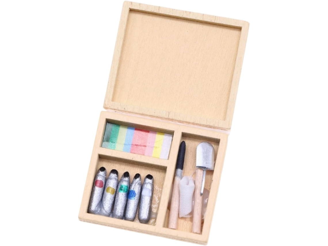 Caixa De Tinta Em Miniatura Durável