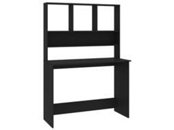 Desk, Desks Vidaxl Preto Madeira Processada (n/a)