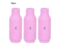 Conjunto De 10 Peças De Bicos Cerâmicos Tig 10n45 Para Soldadura Com Marca Laxiscreed, Compatíveis Com Tochas Wp-17/18