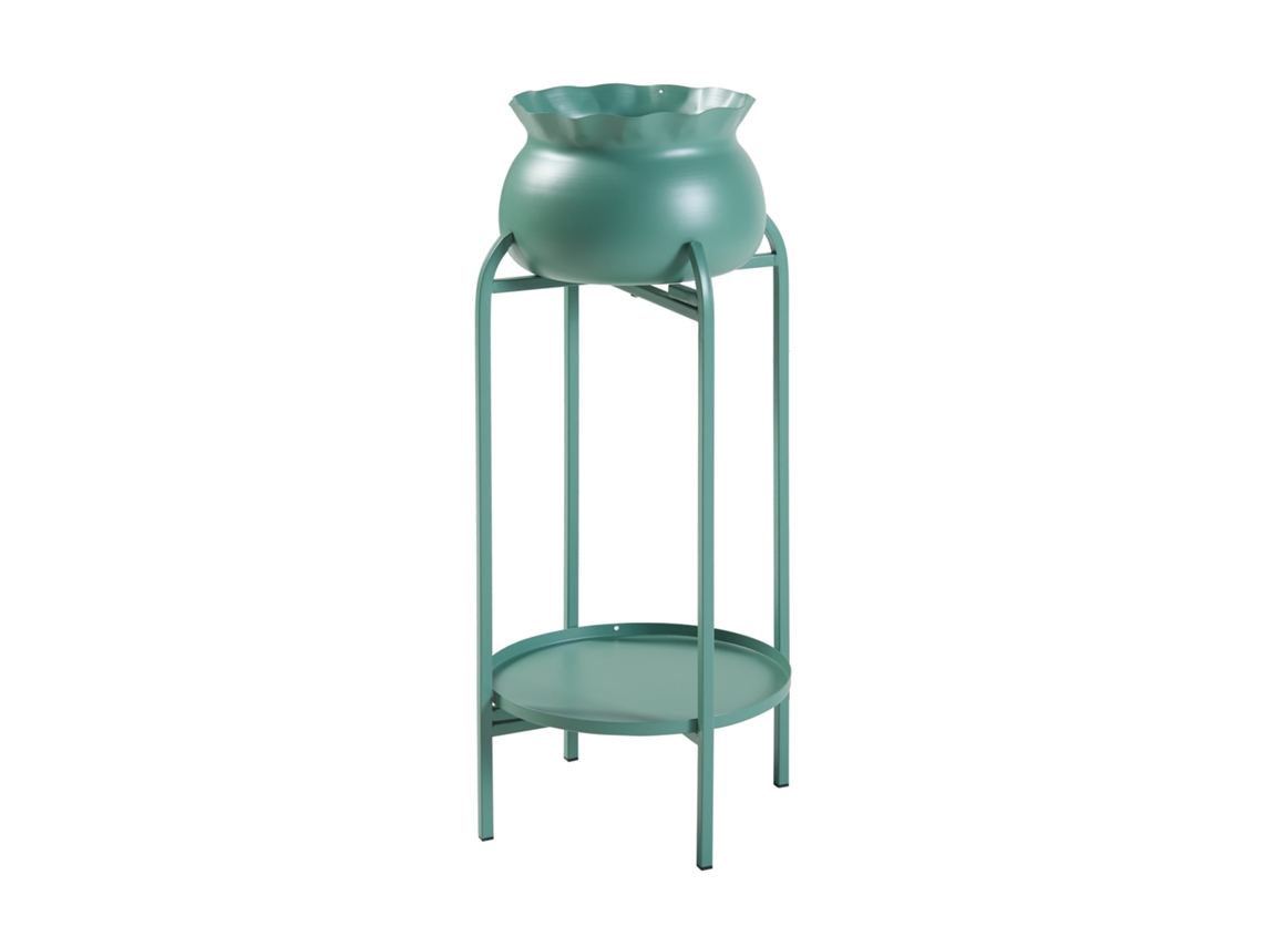 Suporte para Plantas Altena 2 Níveis Metal 81X40X40Cm Verde [EN.CASA].