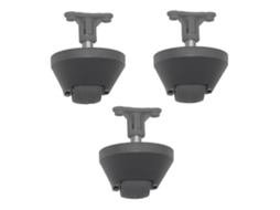 Conjunto De 3 Rodas De Deslocamento Para Aspirador Robô Narwal J4/j5, Peças Universais Com Suporte._ozo