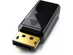 Lurelia Adaptador Displayport Para Hdmi Displayport Hdmi Para Hdmi Preto