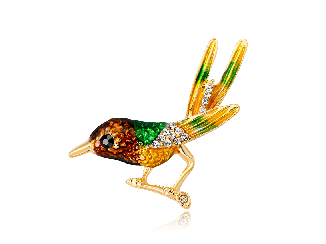 Broche Acessoório Roupa Estilo Ocidental Strass Gotejado