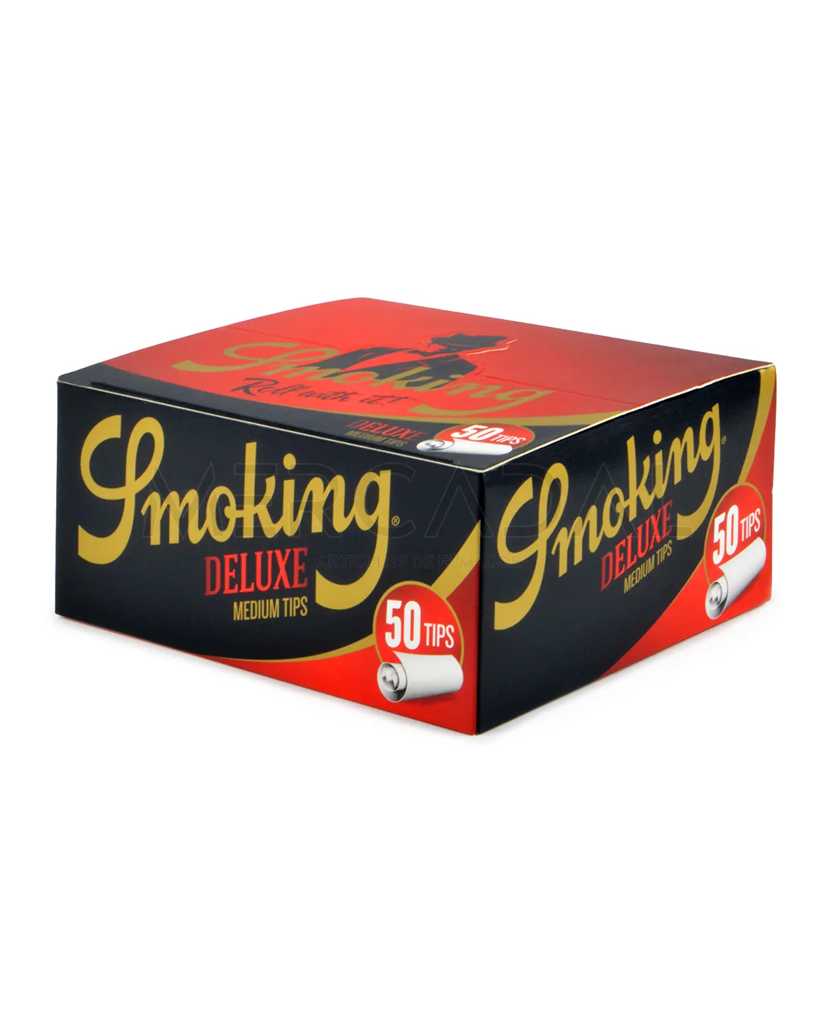 Filtros Smoking Deluxe Tamanho Médio 60x20mm (caixa Com 50 Livretos X 50 Filtros)