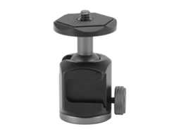 Aetheria mini Cabeza de Bola Rotativa 360 Graus Liga de Alumínio com Adaptador Zapato Frío 1/4 para Câmeras