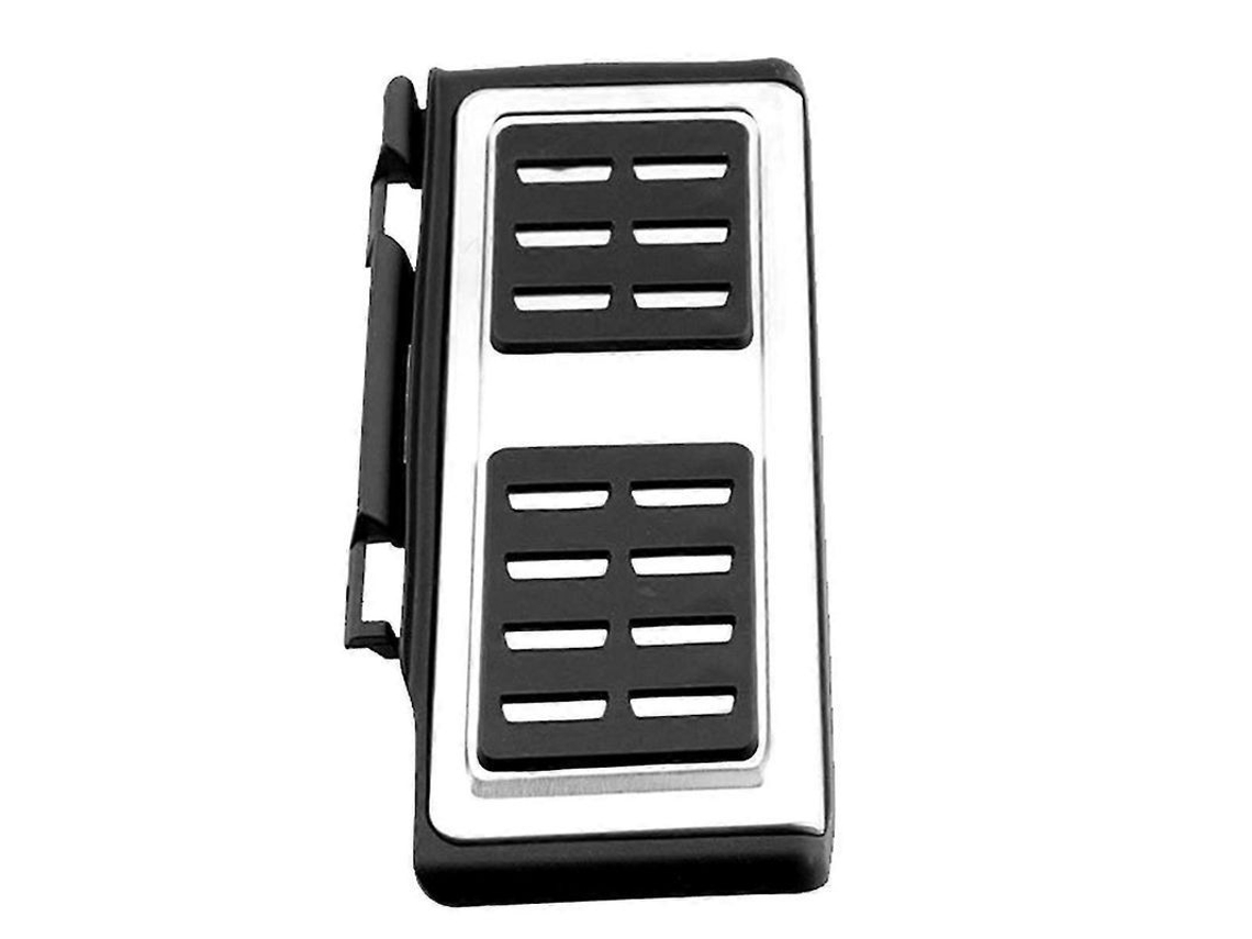 Capa De Pedal De Descanso De Carro Para Golf 7 Mk7 2017-2021 Inox Prata E Preto Plateado Negro