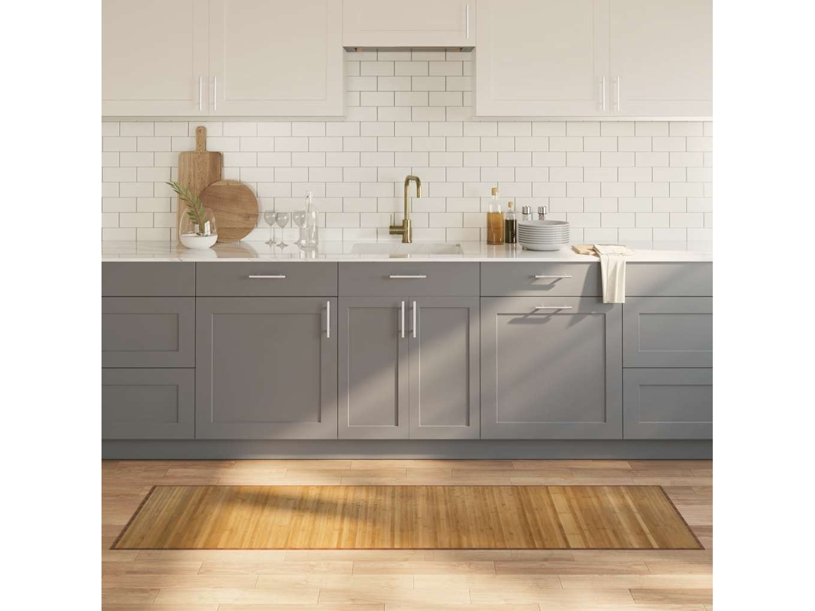Vidaxl Tapete Retangular 60x200 Cm Bambu Cor Natural