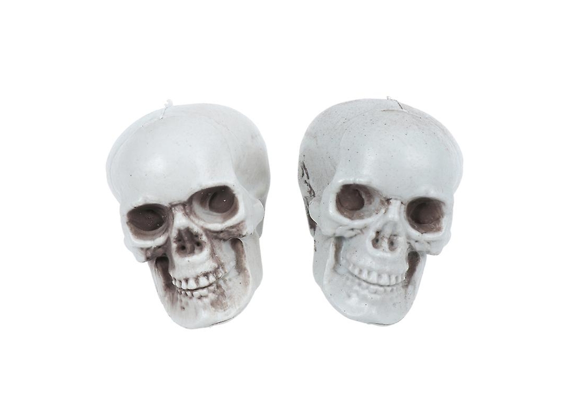 2 Peças De Adereços De Caveira Haloween Para Decorações De Halloween Allinless