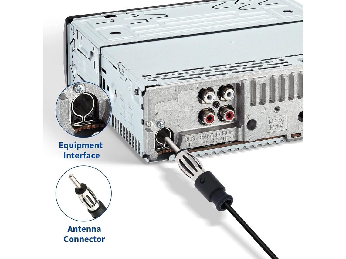 Antenna Car Radio Fm Am Car Universal Amplifier Stereo Tuner Din