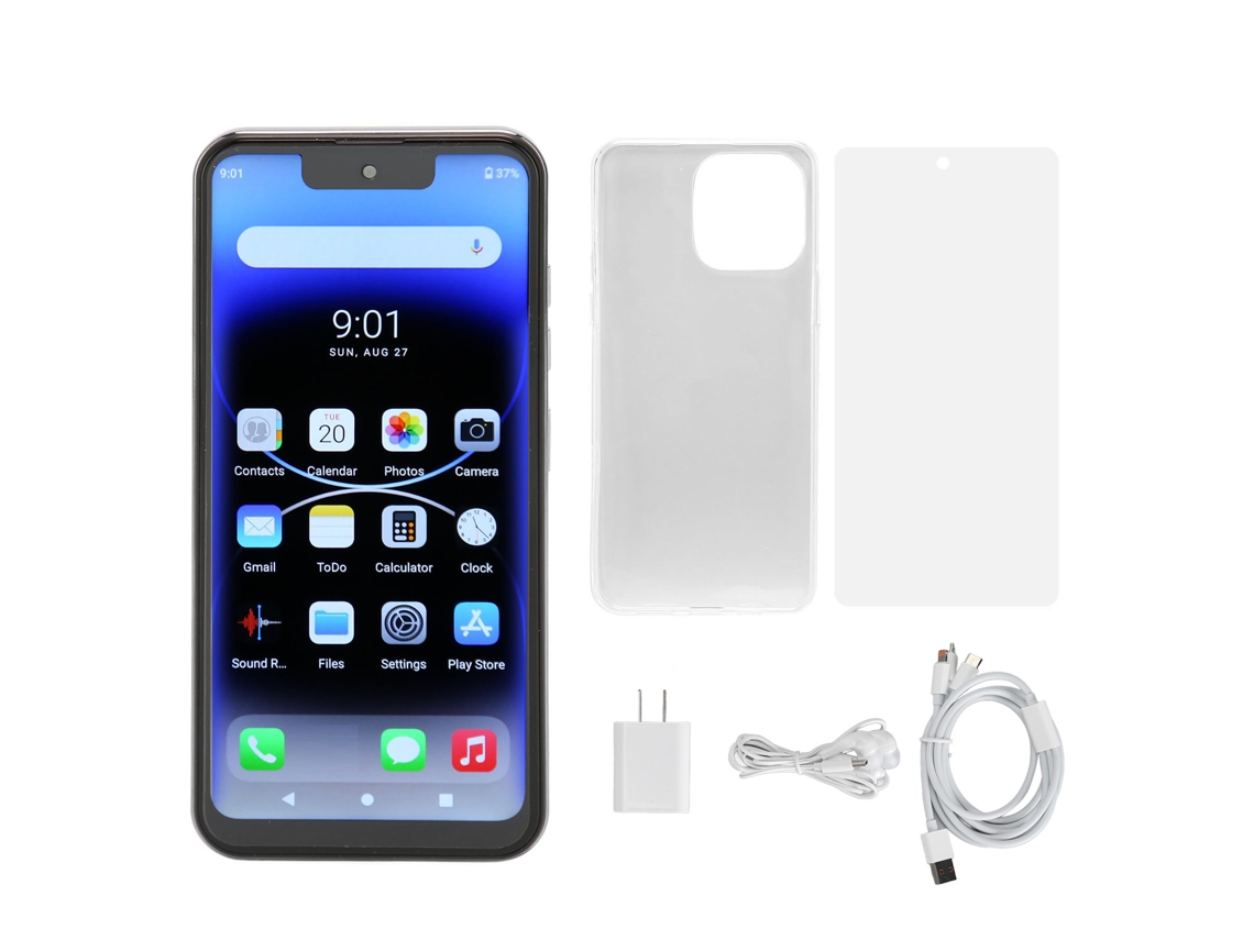 Laxiscreed Smartphone 4g Com Tela Notch Hd E Desbloqueio Facial