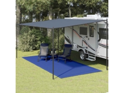 Vidaxl Tapete De Campismo Para Tenda Pead 250x600 Cm Azul