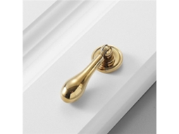 Puxador De Gaveta Dourado De Luxo Americano Simples E Brilhante 5528 Em Latão Com
