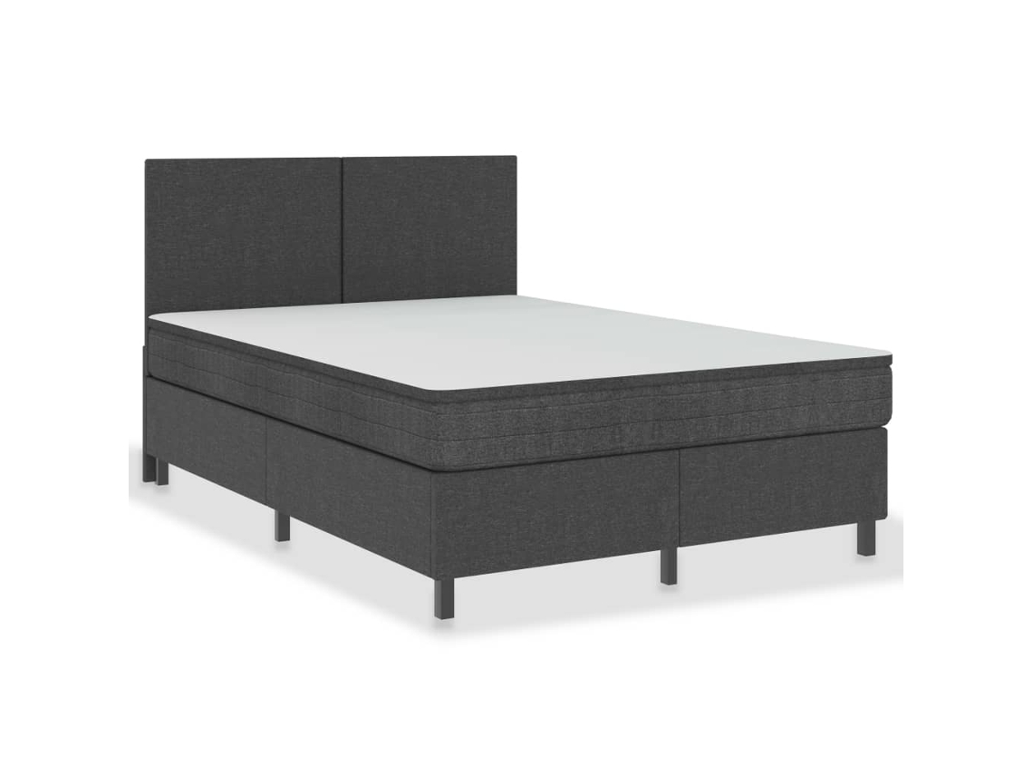 Box Spring Bed, Box Spring Beds Vidaxl Cinzeto Tecido (180 X 200 Cm)