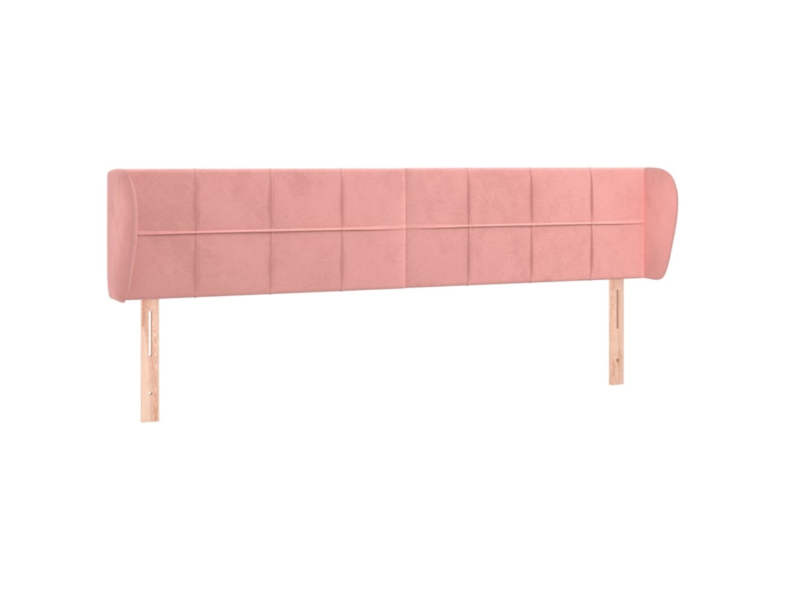 Headboard, Headboards Vidaxl Cor-de-rosa Veludo (183 X 23 X 78/88 Cm)