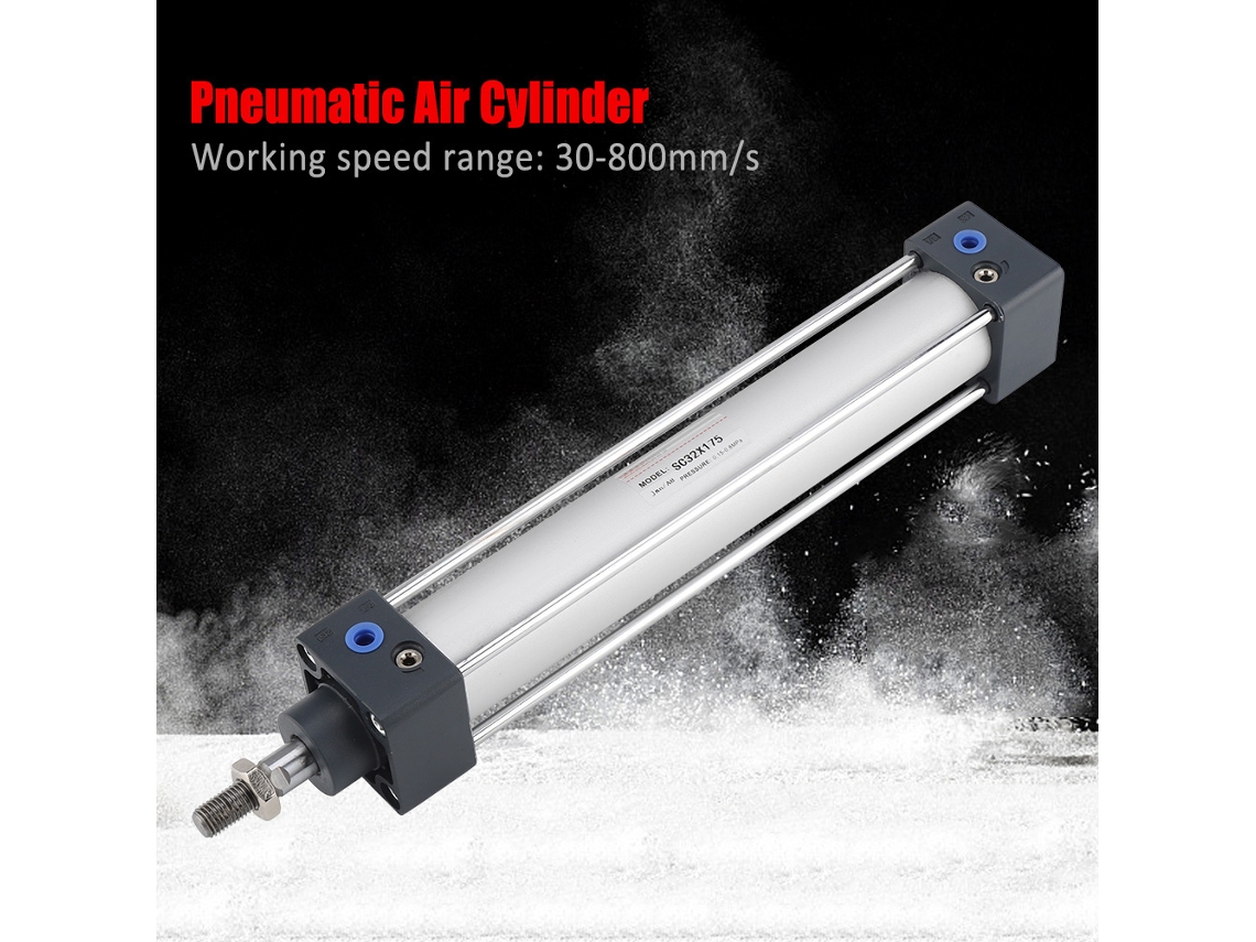 Cilindro Pneumático De 32mm Com Curso 175mm