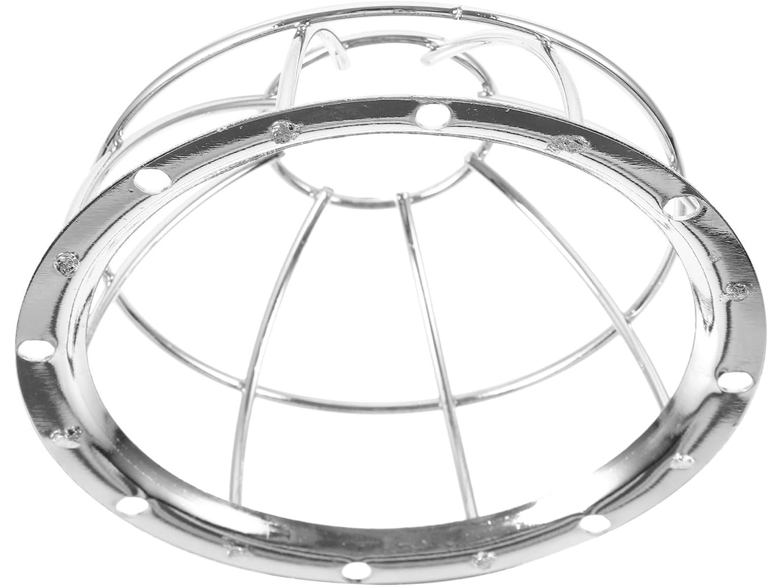 Capa Protetora Em Aço Inoxidável Para Detector De Fumaça, Resistente.