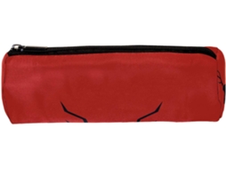Porta-lápis com estampa escura de cervo, organizador de mesa, item essencial para escola e escrivaninha.
