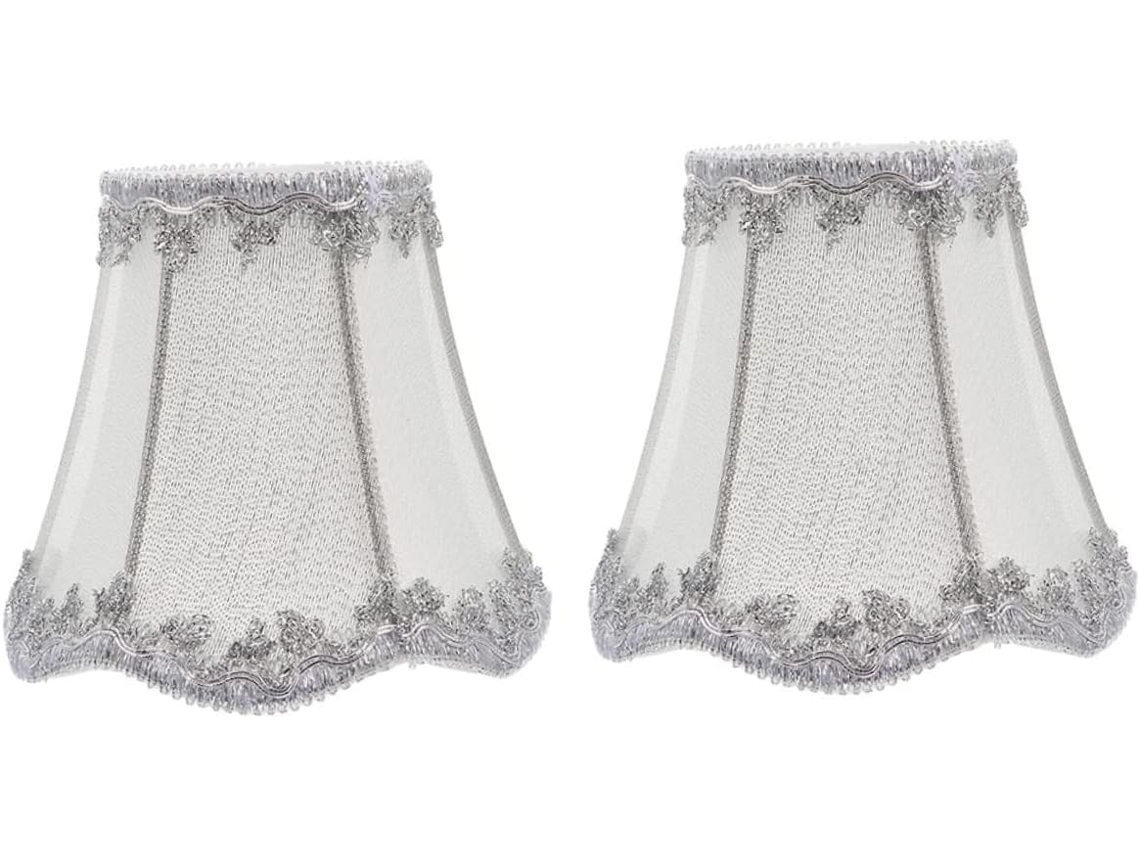 Conjunto De 2 Peças De Acessórios Decorativos Para Abajur, Para Iluminação Suave.