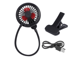 Laxiscreed Ventilador De Pescoço Usb, Portátil E De Fixação, Ideal Para Dias Quentes Ou Atividades Ao Ar Livre