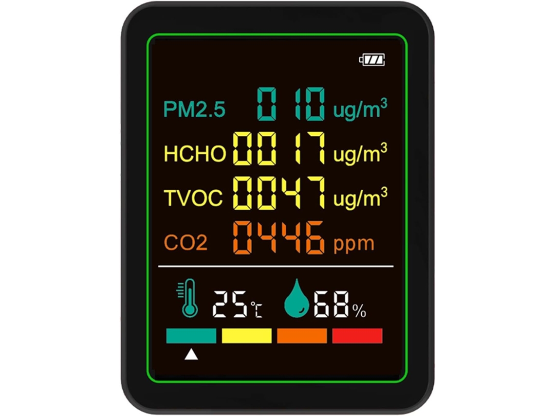 Medidor De Qualidade Do Ar Co2 Vida Útil 12 Qualidade Do Ar