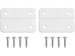 2 Dobradiças Para Cooler, Em Plástico, Com Parafusos