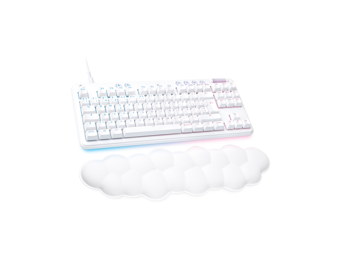 LOGITECH gG713 Teclado Usb Qwerty Espanhol Branco