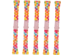 Conjunto De 4 Pulseiras De Resina Para Relógio Feminino, Pulseira De Substituição Para Smartwatch