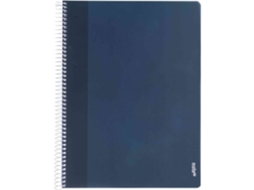 Caderno Espiral Pautado A4 Azul Escuro Note!