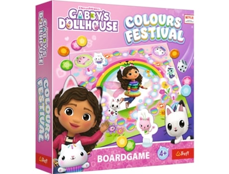 Festival Das Cores Game Gabbys Dollhouse Trefl 02594 Trefl Gry