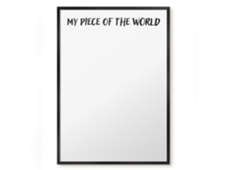 Magnetic Board My Piece Of The World For The Living Room Espelharte (50x70 Cm)