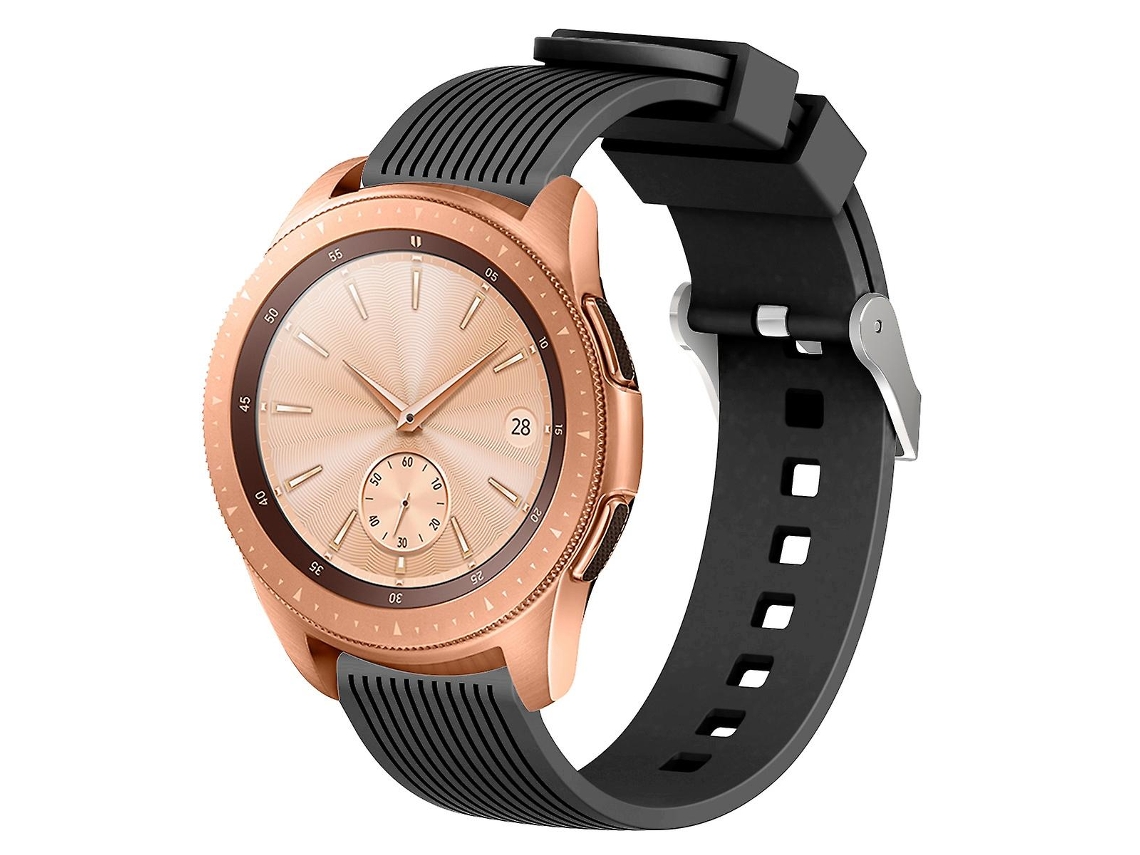 Pulseira de silicone texturizada listrada de 20 mm para smartwatch Garmin Move Luxe/Move Style/Move 3/Move Venu Ly Ebike