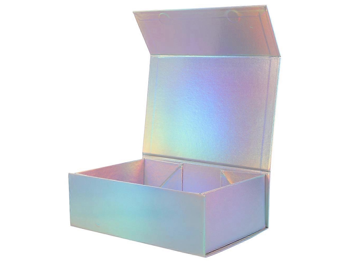 Caixa De Presente Magnética Retangular Azul Celeste, 32 X 24 X 9 Cm, Dobrável, 1 Conjunto Olysi Shop