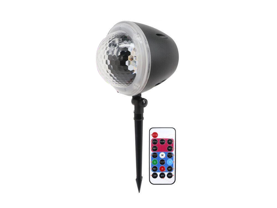 Projetor Led LAXISCREED Controle Remoto Projeção Ondas