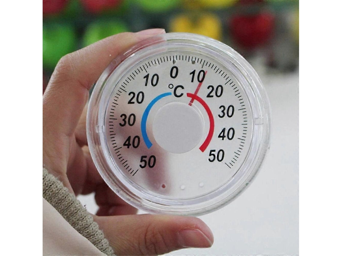 Termômetro de Janela Tipo Ponteiro Porta Externa Mini Tacômetro Doméstica para Ferra Mentas Medição Temperatura GOKOCO