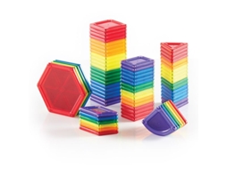Conjunto De Construção Guidecraft Powerclix Solids Com 70 Peças Brinquedos Educativos