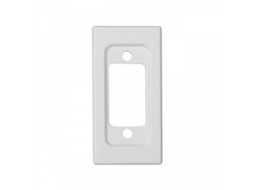 Placa K45 Para 1 Conector Sub D9 Branco Neve Simon K100/9