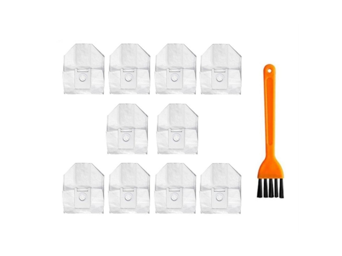 10 Pçs Bolsa de Vácuo com Pincel Sacos de Pó para Xiaomi Roidmi Eve Plus