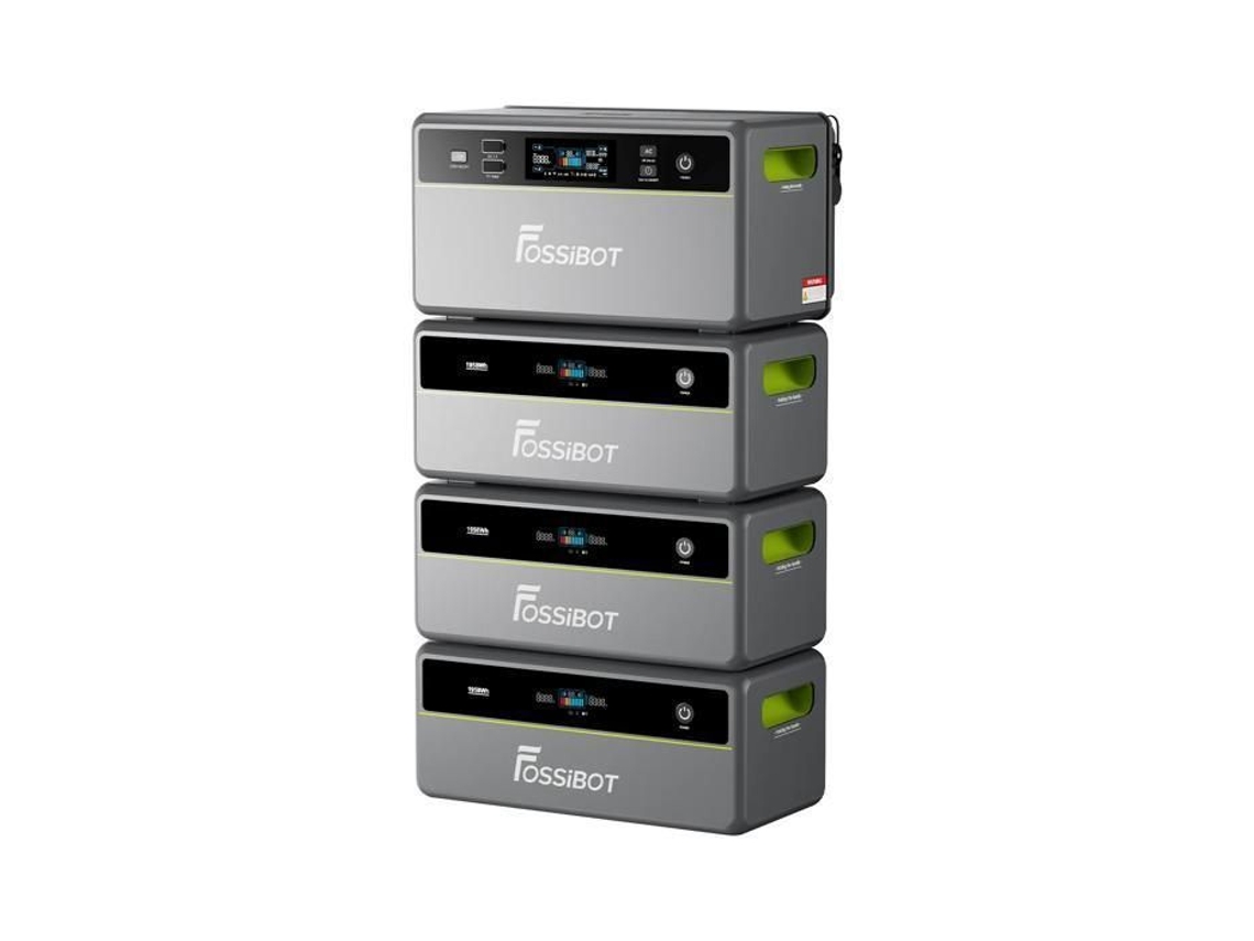 Sistema de Energia Solar FOSSIBOT Fbp1200 Tudo em um com Estação de Energia para Varanda