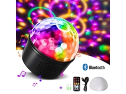 Lâmpada Led Pequena Bola Mágica, Bola Mágica de Discoteca Usb, Música Bluetooth BRILVIBERA