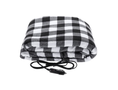 Carro com Manta Elétrica Aquecida TEMPSA 12V Caminhão Preto Branco