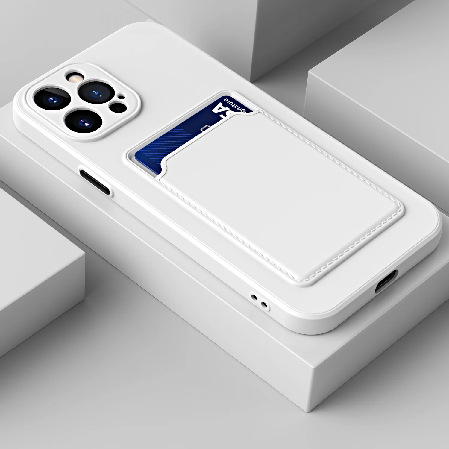 (branco 11 Pro 5,8 Polegadas) Capa Elegante Estilo Carteira Para Celular Com Compartimento Para Cartão, Feita De Material Tpu Macio.