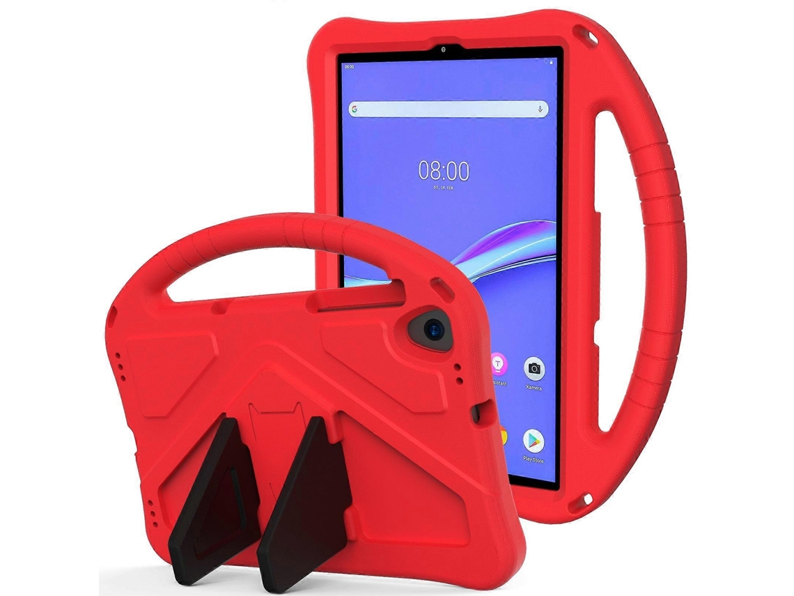 Capa Protetora Plana Anti-queda Em Eva Com Suporte Para Lenovo M10 Plus X606 / Tab K10 2021 Tb-x6c6f / Tb-x6c6l / Tb-x6c6x (preta)