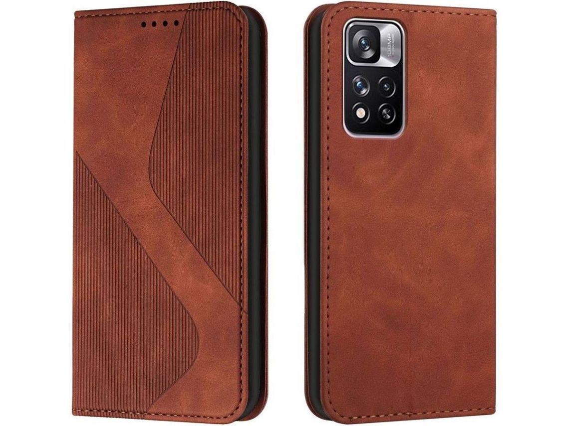 Capa Xiaomi Redmi Note 11 Pro HFS-HOUSE S Line (Castanho)