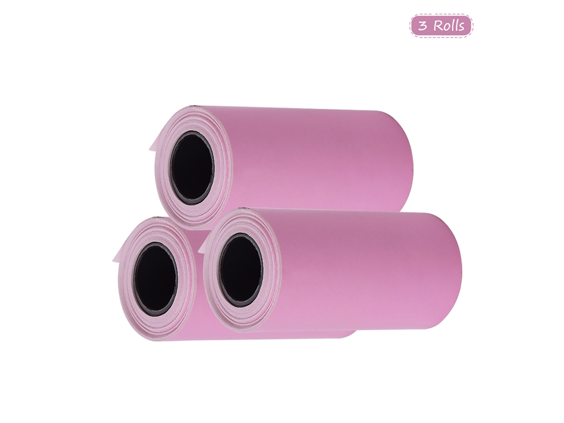 Papel Autoadhesivo Térmico Para Impressora Portátil 57x30mm