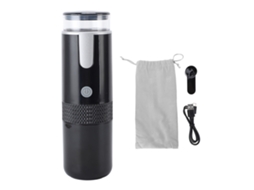 Máquina De Café Portátil Sem Fios Compatível Com Cápsulas E Café Moído - Laxiscreed