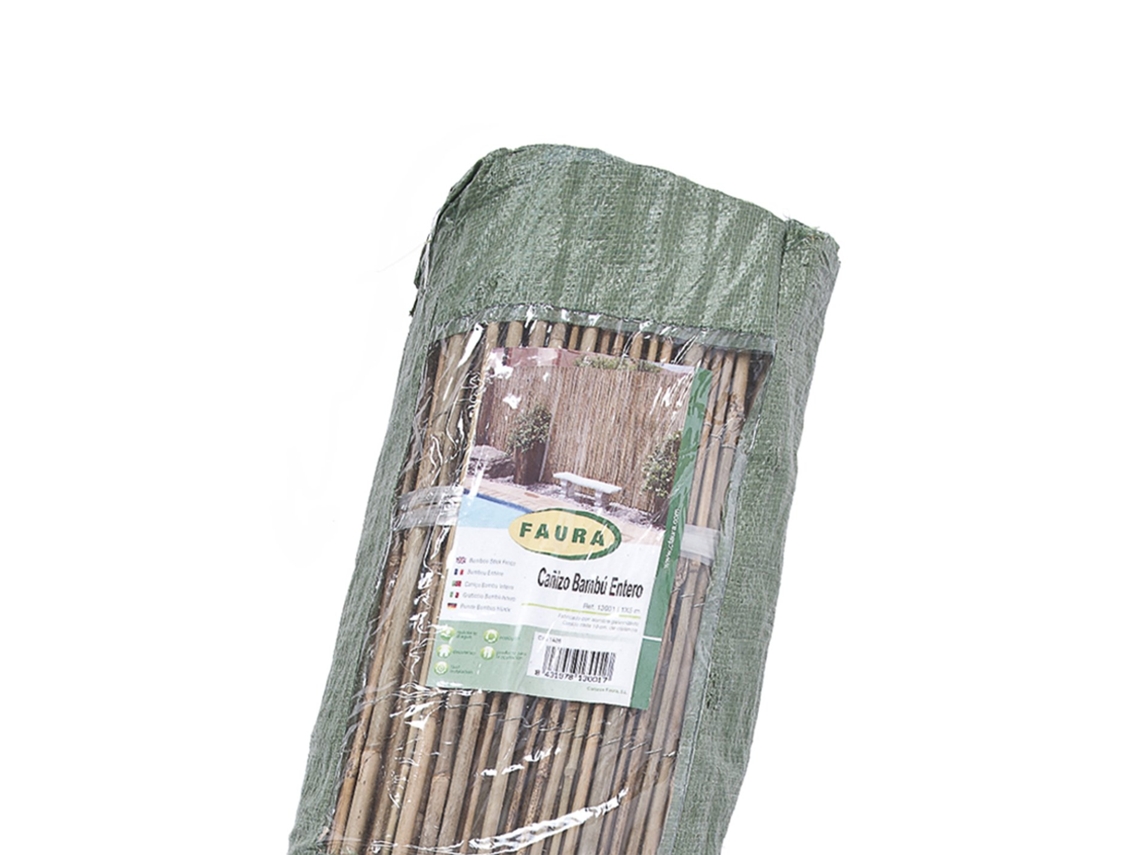 Faura - Bambú Entero - Importación | Bambú Para Cerramiento De Jardín 1x5 M. | 1x5 M. ()