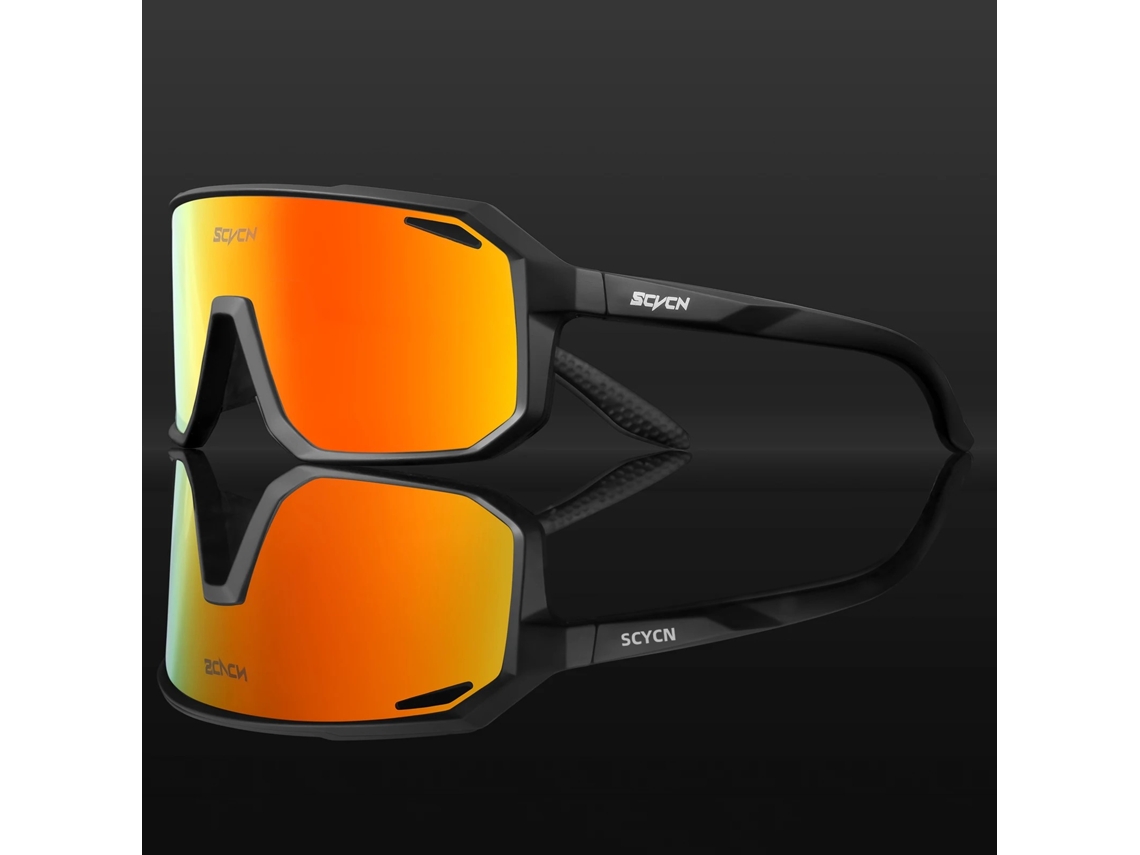 Óculos de Sol Unissex MDUG com Lentes Semitransparentes, Proteção Uv400, Impactos (estilo C1)