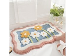 Tapete De Banheiro - Macio Absorvente - Microfibra - Antiderrapante - Lavável - 50x80cm