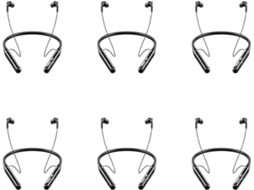 Fone De Ouvido Bluetooth Lisher 6x S650 Com 100 Horas Duração, Estéreo, Para Uso Em Viagens, Com Cancelamento De Ruído