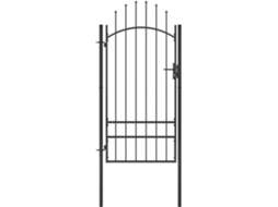 Fence Gate, Fence Gates Vidaxl Preto Aço (n/a)
